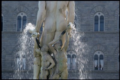 (détail) de la Fontaine de Neptune, 1560-75 - Bartolomeo Ammannati